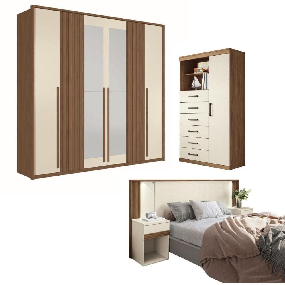 Conjunto Quarto Completo Atenas Jatoba