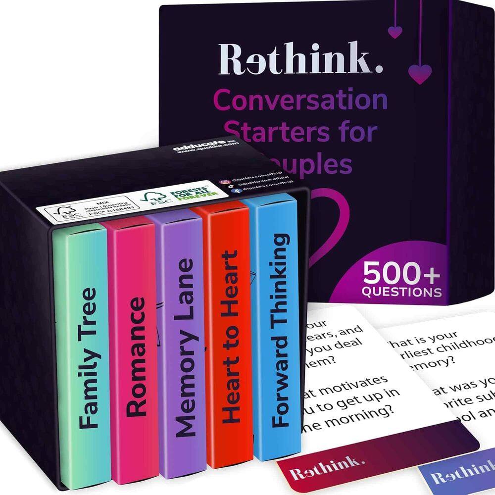 Jogo de cartas de conversação QUOKKA Couples Edition Premium