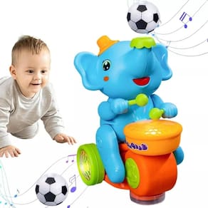 Elefante Musical Bolinhas Flutuantes Brinquedo Educativo