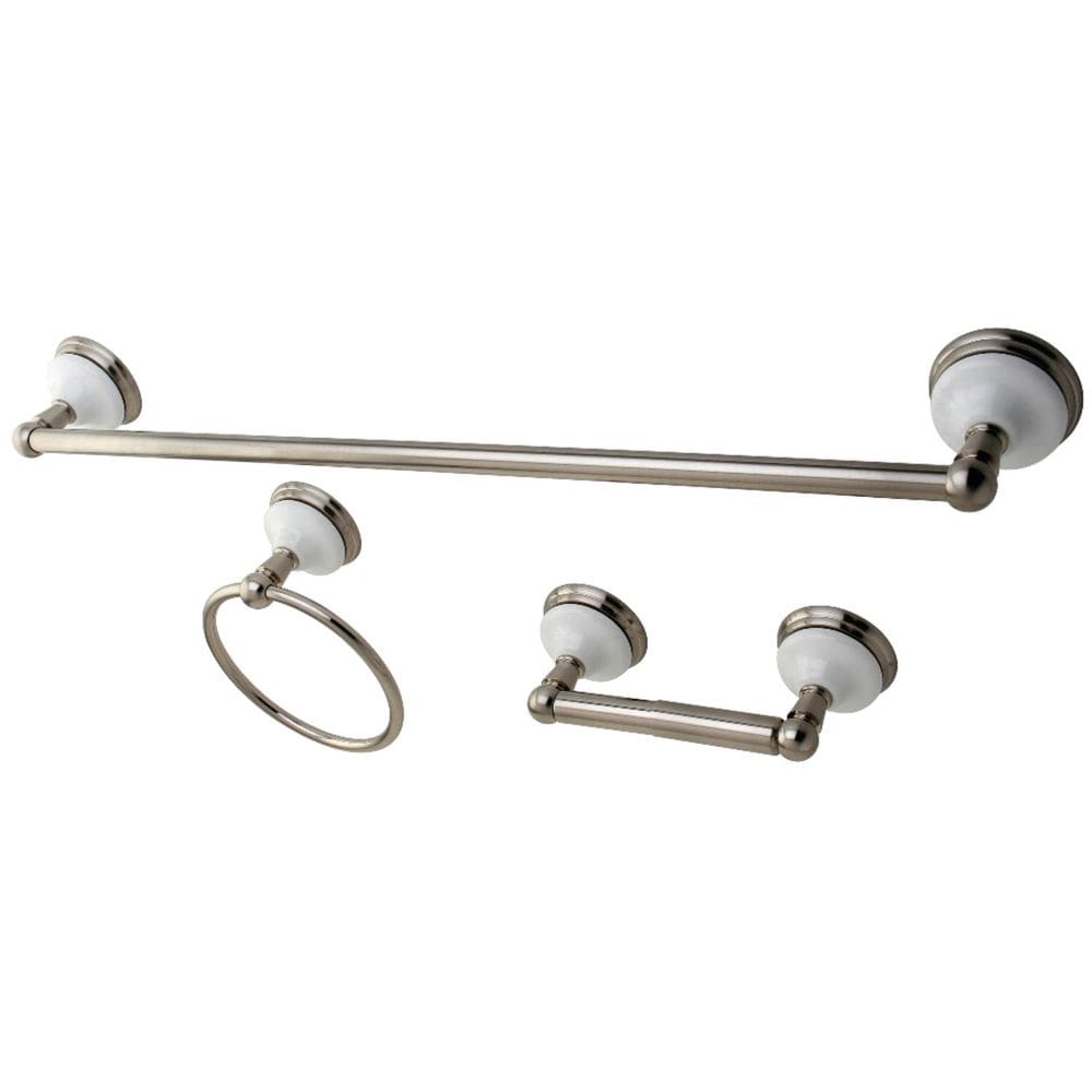 Conjunto de ferramentas de banheiro Kingston Brass Victorian de 3 peças