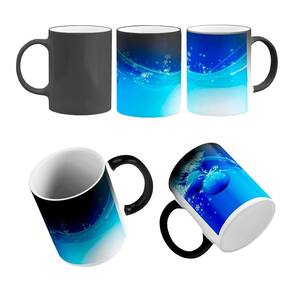 Caneca Mágica Fundo Arte Decorada Ornamentos Natalinos