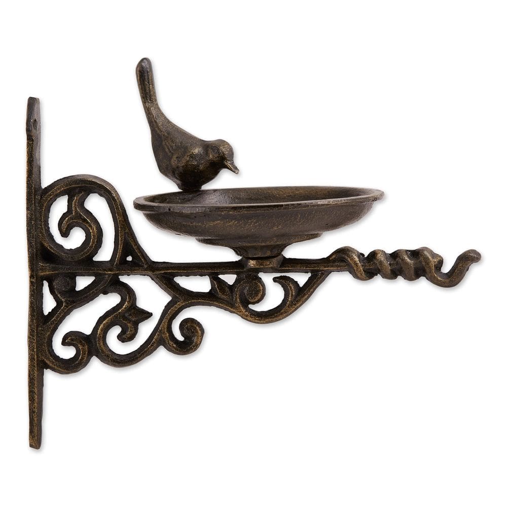 Alimentador de pássaros montado na parede DII Cast Iron Collection Ornate