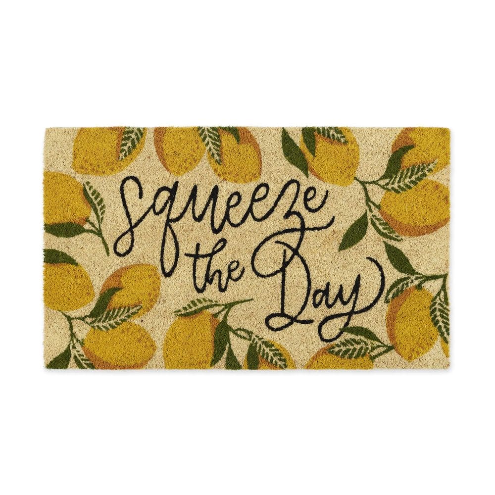 Capacho DII Natural Coir Squeeze The Day 45x75cm