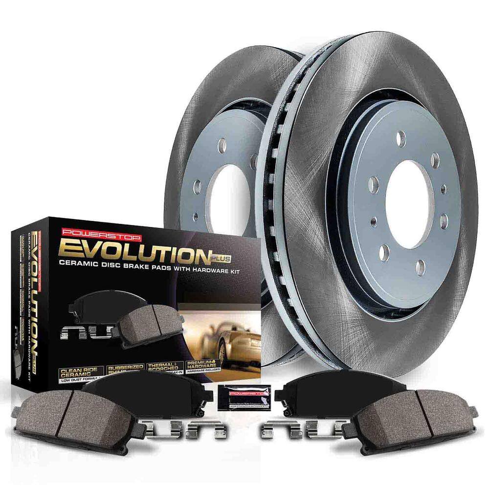 Kit de freio Power Stop SC5625 traseiro para Mercedes-Benz C250-C300