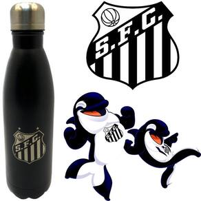 Cantil Esportivo Aço Inox Santos 750Ml Leve E Fácil Usar