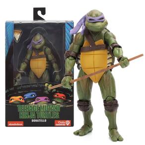 Boneco Tartarugas Ninja 18Cm Articulada Action Figure Escolha Modelo