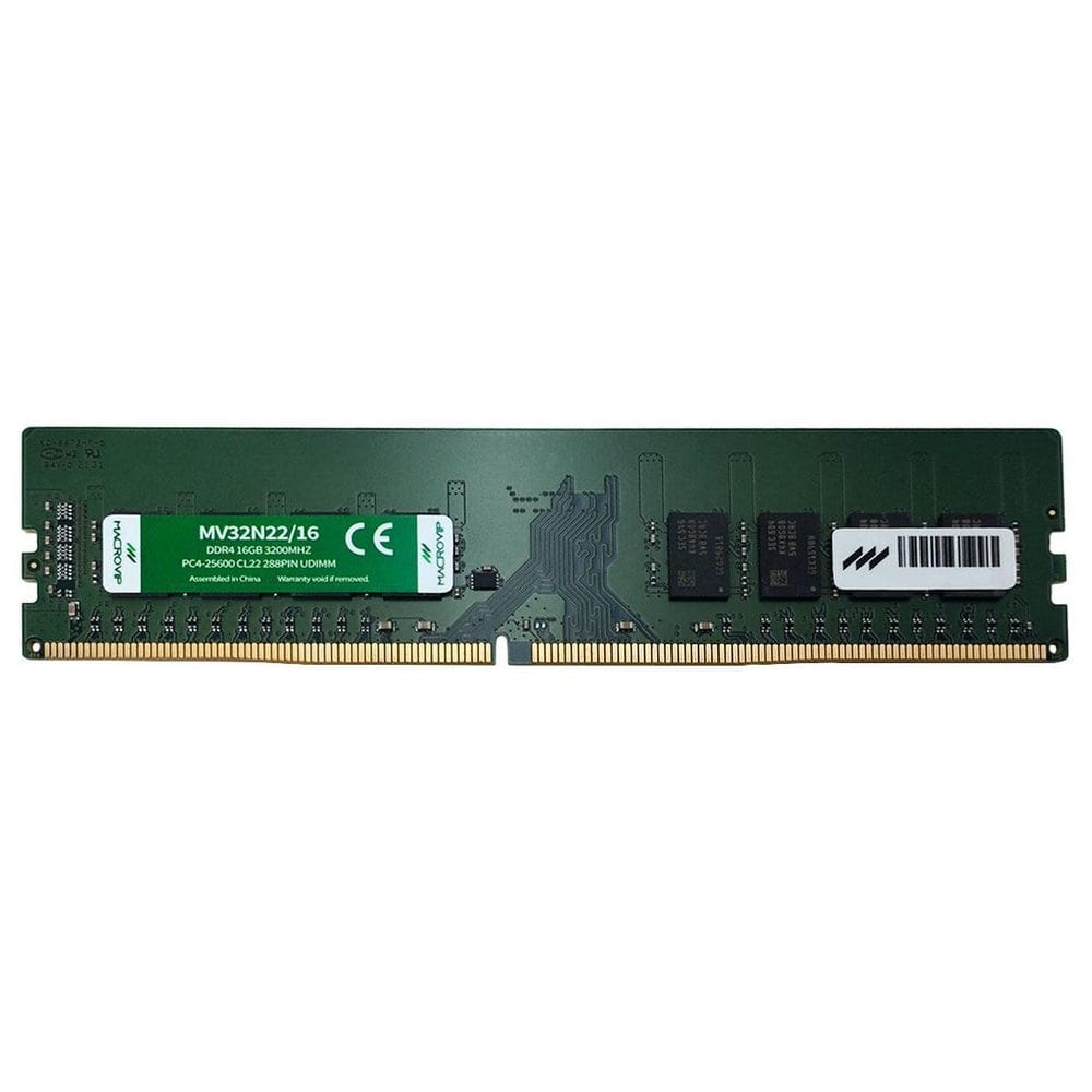 Memória 16Gb Macrovip, Ddr4, 3200Mhz, Cl22 - Mv32N22/16