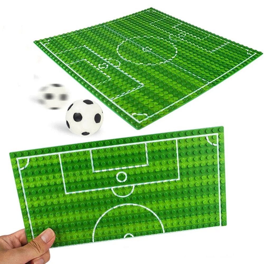 Base Para Bloco De Montar Campo De Futebol Bipartido