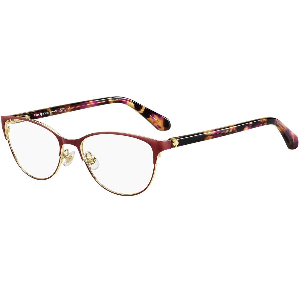 Óculos Kate Spade KS Hadlee MFX_52 Havana Plum Metal 52m