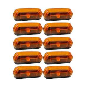 Lanterna Lateral Delimitadora Caminhão Baú Pequena Kit 10 pçs