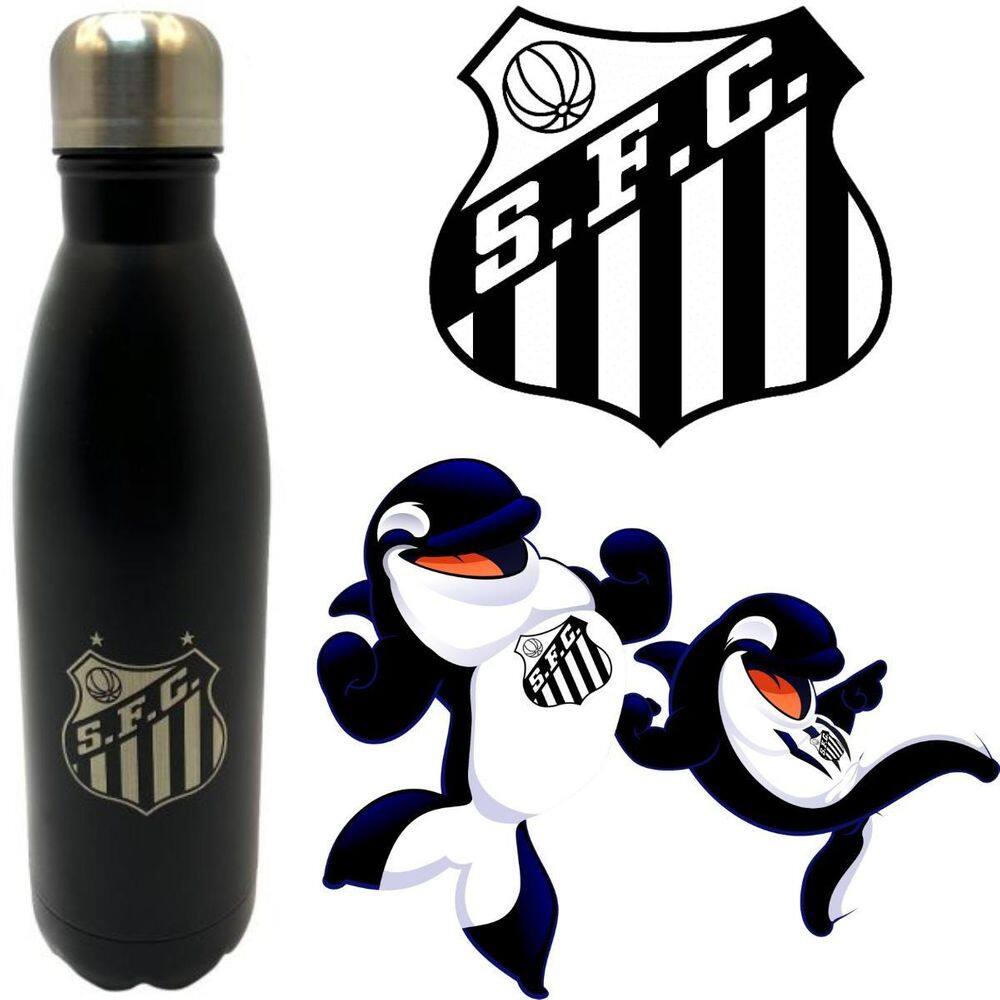 Cantil Aço Inoxidável Santos 750Ml Ideal Hidratacão Entrega