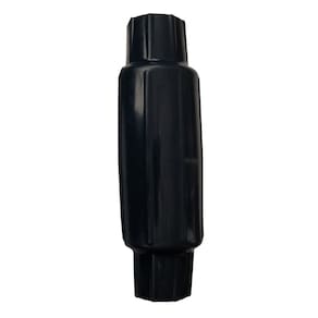 Amortecedor de tubo de torpedo Dock Edge PVC preto 18 cm