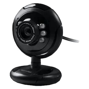 Webcam Multilaser Preta Com Fio Wc045