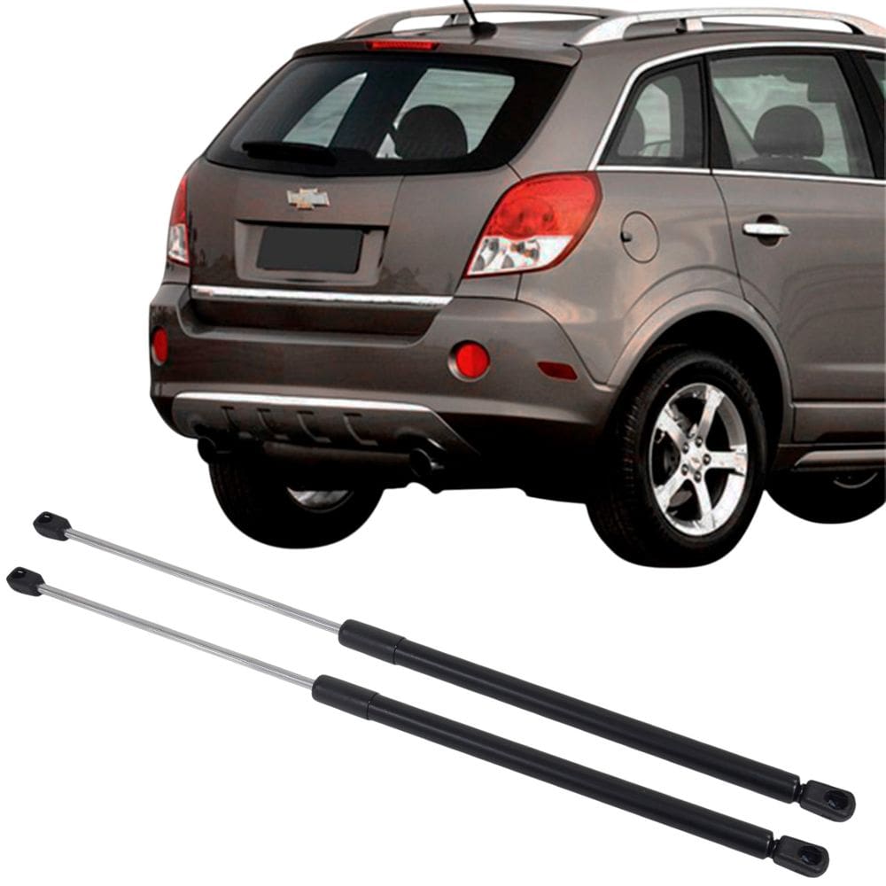 Par Amortecedor Tampa Traseira Porta Mala Mola Gás Chevrolet Captiva 2008 à 2016