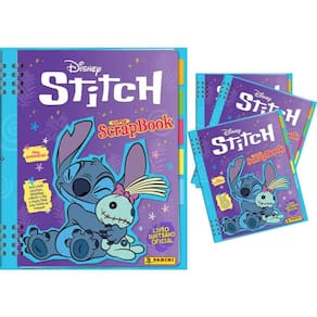 Kit Stitch - Super Scrapbook - Álbum Capa Cartão + 6 envelopes
