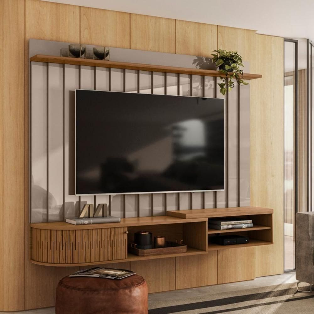 Home Frisado Para Tvs 75 Ravena Fendi