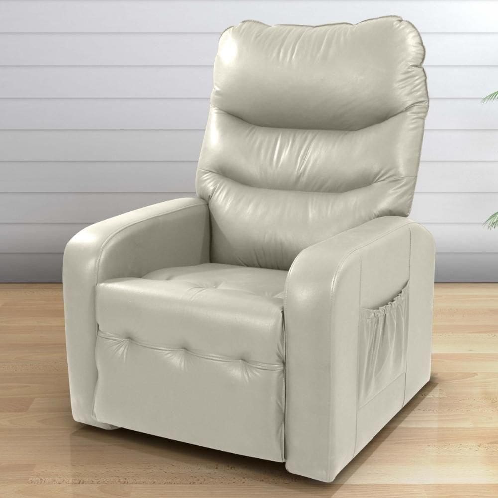 Poltrona Reclinável Para Descanso Julia Corino Bege