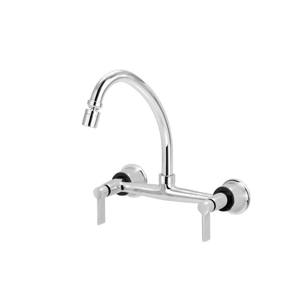 Torneira Misturador Cozinha Arejador Articulado Parede Luxo