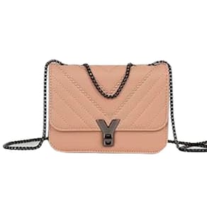 Bolsa Feminina Transversal com Alça Corrente