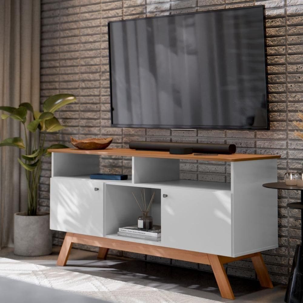 Rack Para 3 Nichos Bilbão Branco Nature