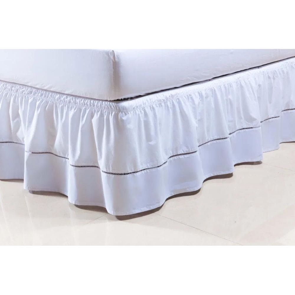 Saia Box Colchão Viúva 128X188X30 100%Algodao 2 Elástico