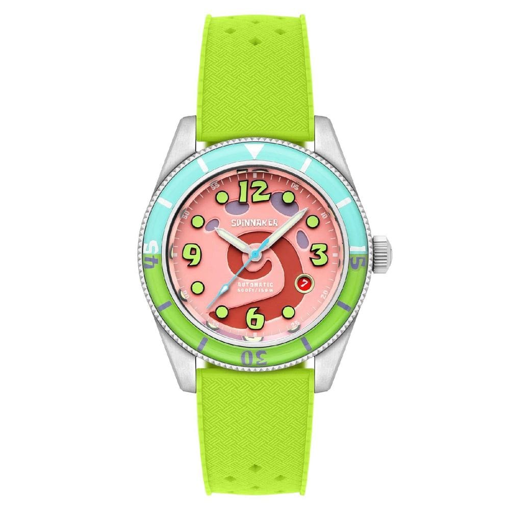 Relógio Spinnaker Fleuss Bob Esponja Pink Gary Limited