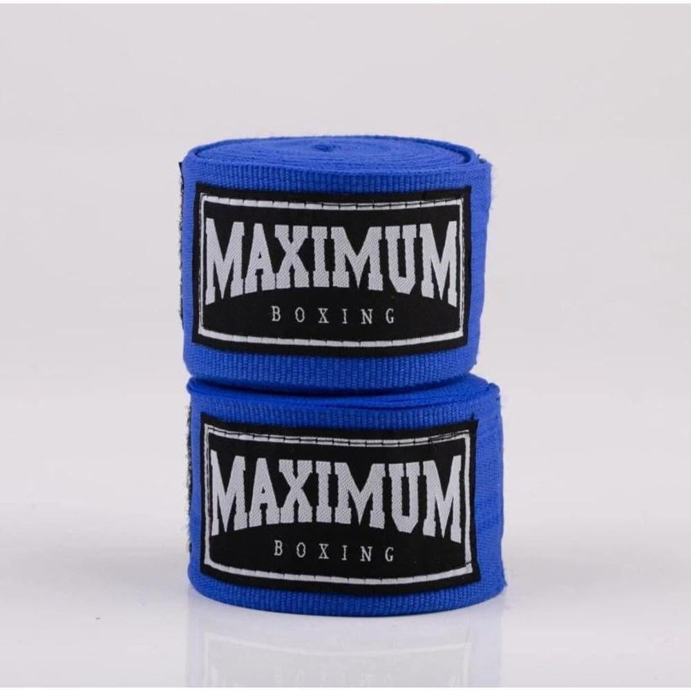 Par Bandagem Maximum Muay Thai 3 Metros Boxe Preto