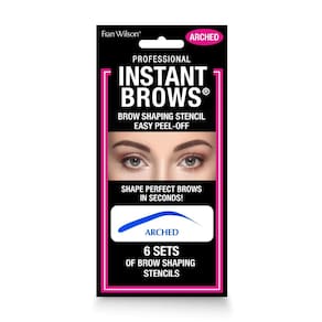 Ferramenta de maquiagem Fran Wilson Instant Brows Adhesive Stencils
