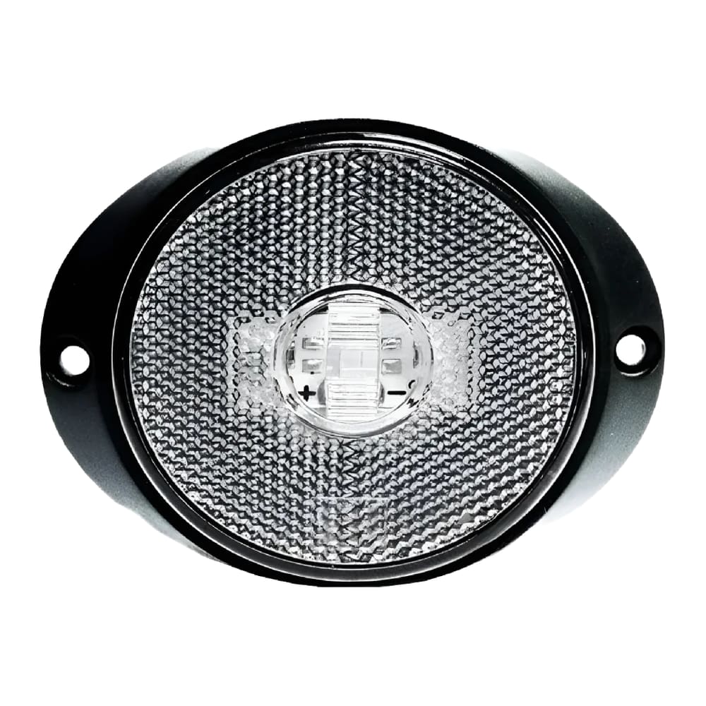 Lanterna Led Frontal/peito Carreta/bitrem 65mm Cristal