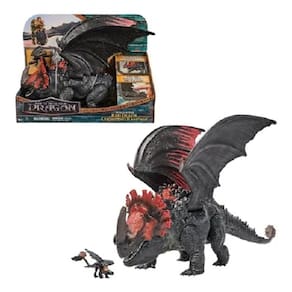 Como Treinar O Seu Dragao O Filme – Dragão Morte Vermelha Chomping Rampage – Botao Função Mordida – Engole Mini Banguela