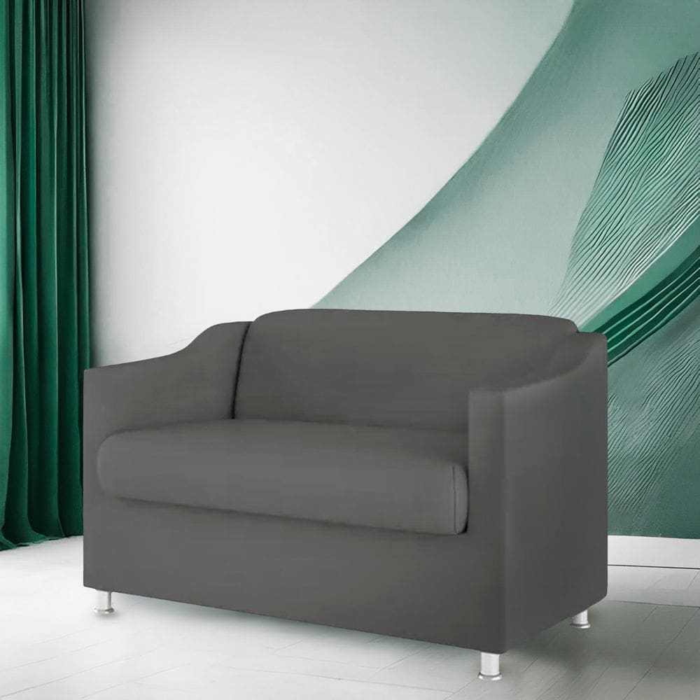 Namoradeira Bia Decorativa Reforçada Recepção Clinica Salão Sala De Estar Suede