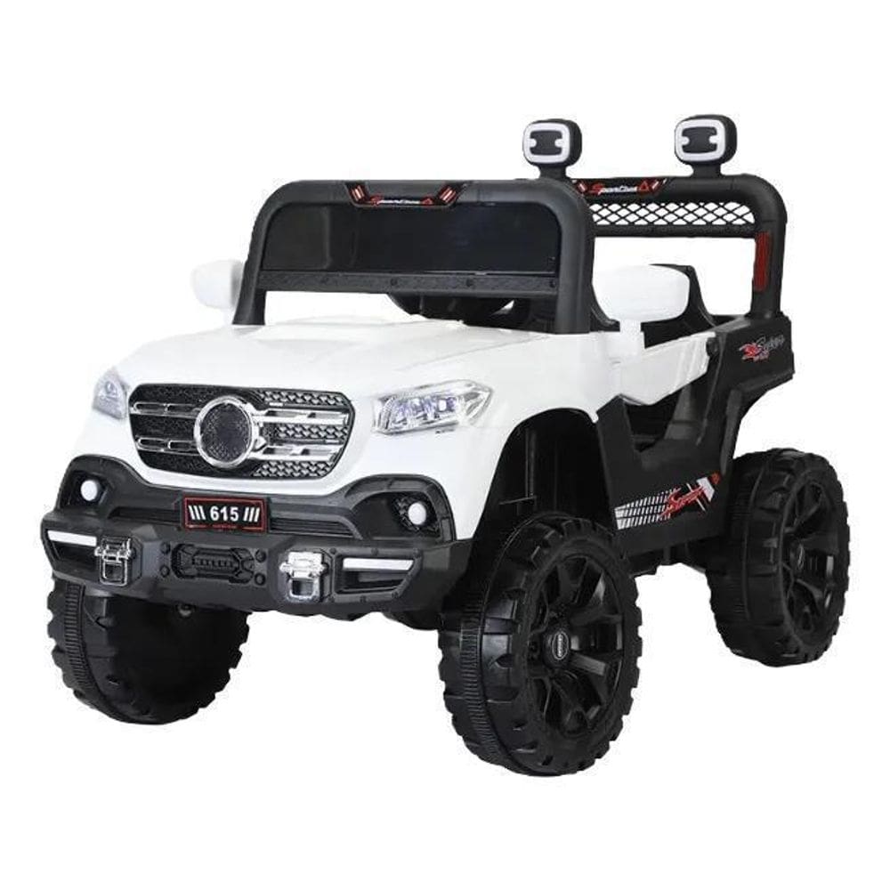 Jipe Elétrico Infantil Mc24143 Branco 12V Toys Import