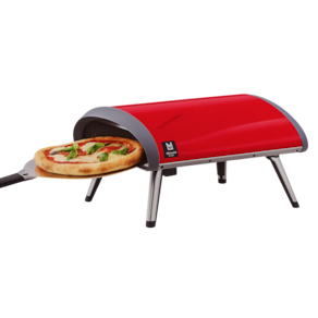 Forno A Gás Portátil Para Pizza Com Pedra Refratária 30,5
