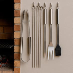 Kit Churrasco Profissional Completo Com Estojo De Luxo