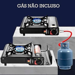 Mini Fogão Fogareiro Regulável Para Camping E Pesca
