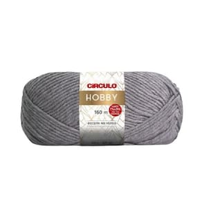 Fio Lã Hobby Circulo 100G Crochê Trico 8473 - Alumínio