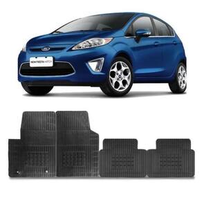 Tapete Borracha Ford New Fiesta 2011 Até 2019 4 Peças