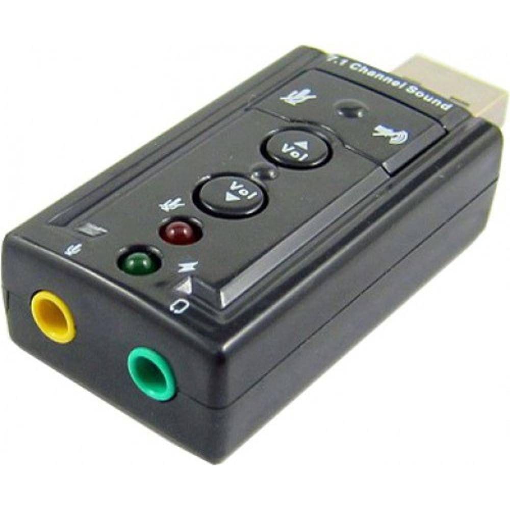 Adaptador Som USB 7.1 Knup HB-T64 - Surround 7.1 Canais