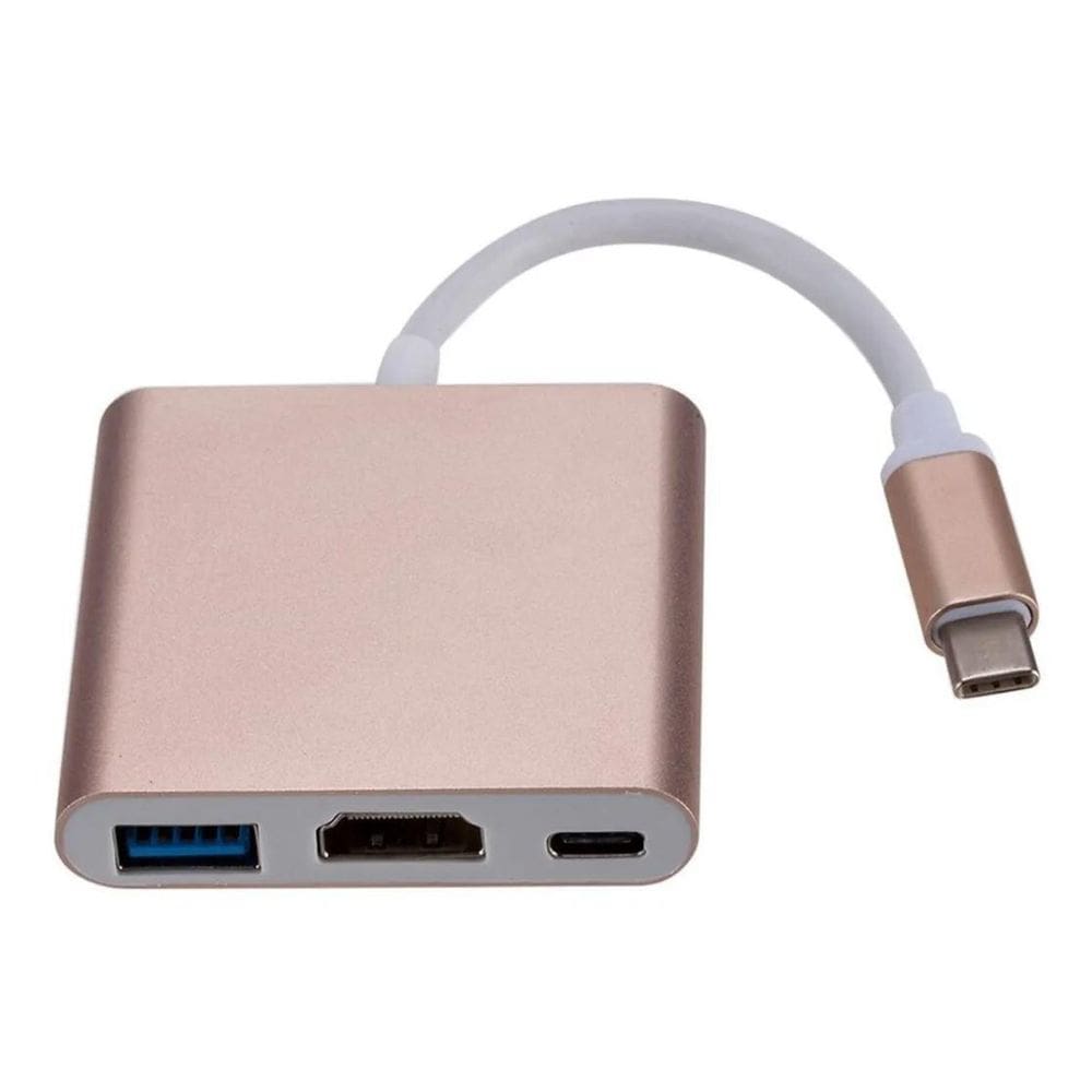 Adaptador Type-C Para Usb 3.0 Hdmi Type-C