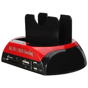 Case Hd All In 1 Hdd Docking Usb 2,0 Sata Backup Computador