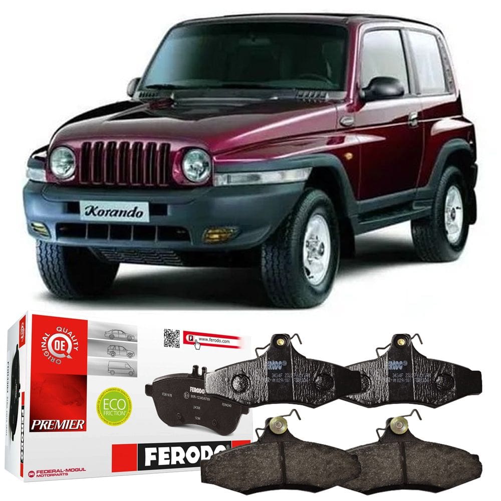 Pastilha De Freio Traseiro - Korando 1997 A 2000 - Fdb1336A