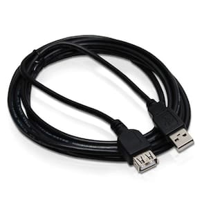 Cabo usb 2.0 extensão 1.5m extensor macho fêmea