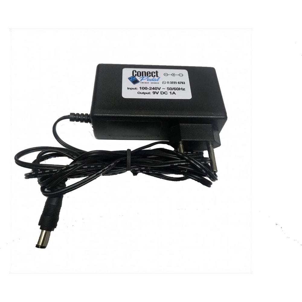 Fonte Pedal Pedaleira Boss 9V Dc 1A Bivolt Reforçada