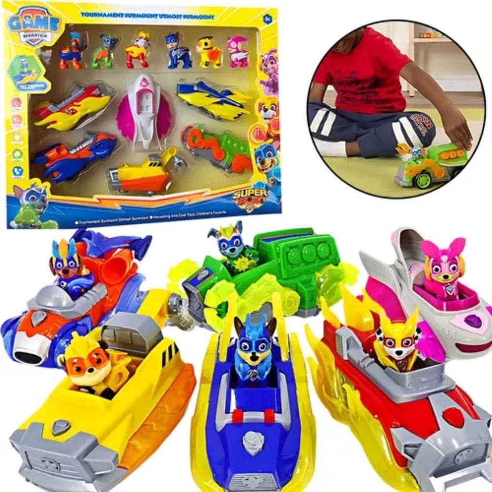 Presente Perfeito Brinquedo Da Equipe Canina 6 Bonecos