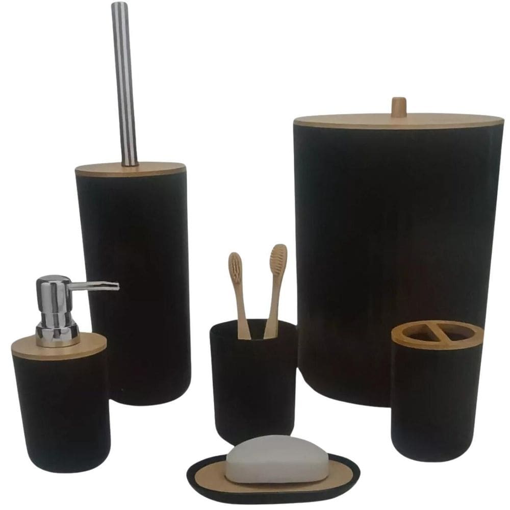 Kit Banheiro Moderno 6 Peças Elegantes Satisfação Garantida