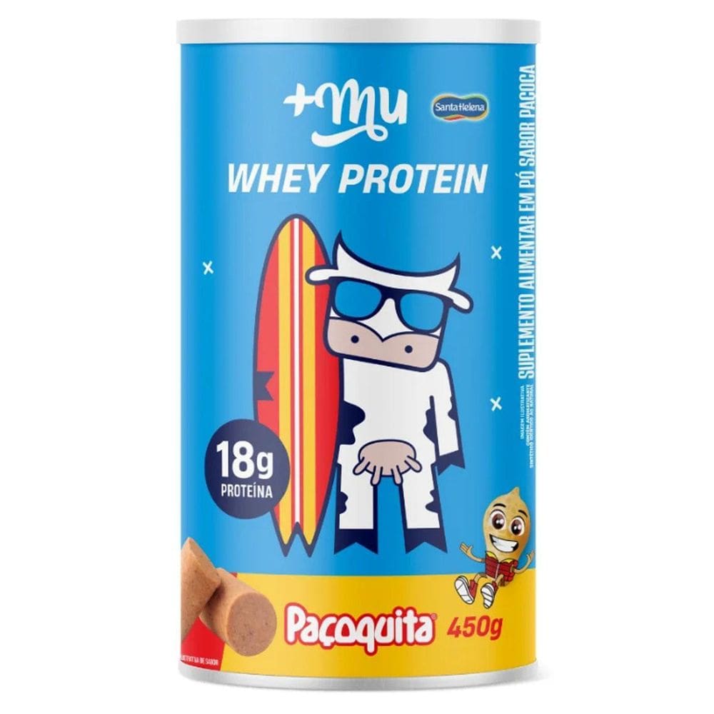 Whey Protein Concentrado Sabor Paçoquita 450G +Mu