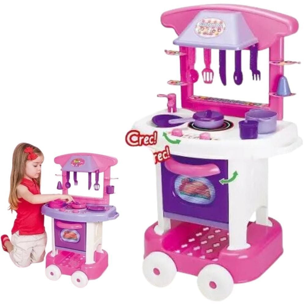 Área Cozinha Portátil Completa Ideal Sua Filha Presente