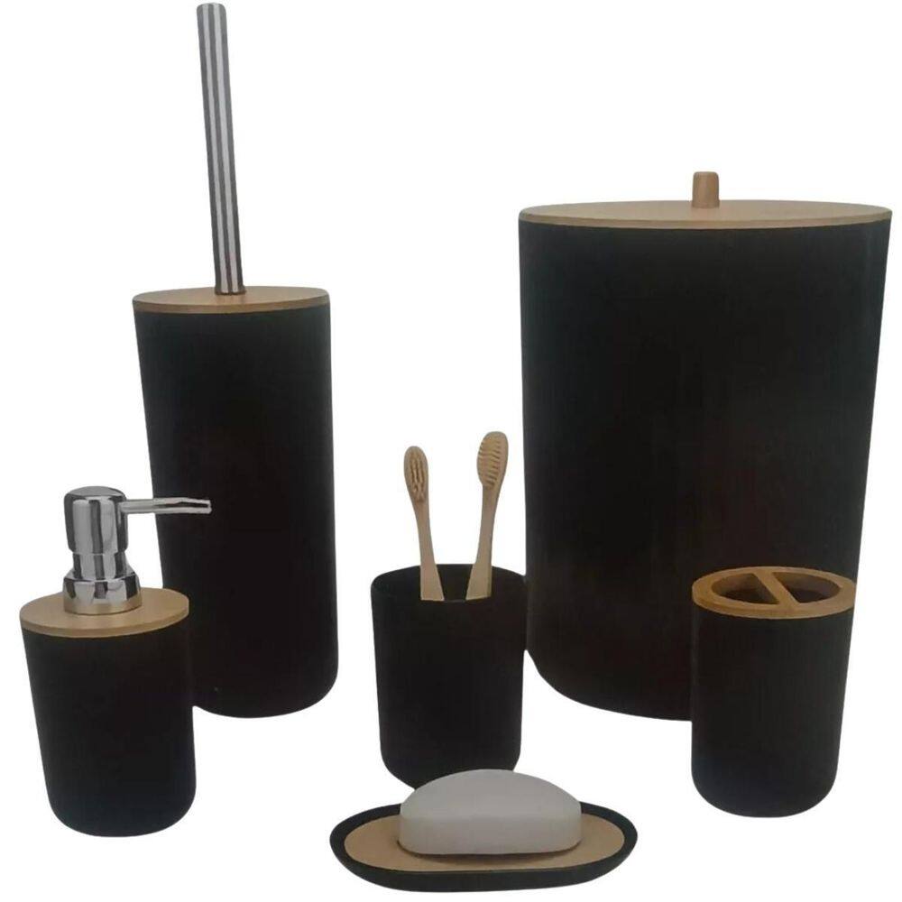 Kit Banheiro Moderno 6 Peças Elegantes Satisfação Garantida