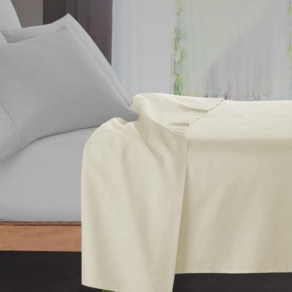 Lençol Avulso Queen 180 Fios 100% Algodão Sem Elástico Linea