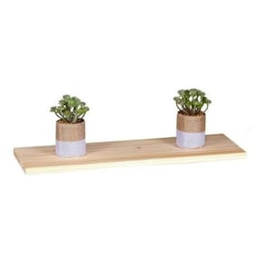 Prateleira Madeira Maciça 100x20 cm - Pinus, Suportes